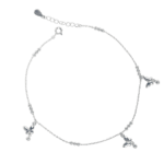 Lắc chân Bạc KFJ hình bướm – 252