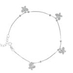 Lắc chân Bạc KFJ thả bướm – 484
